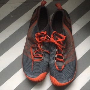 Merrill running shoes with vibram soles